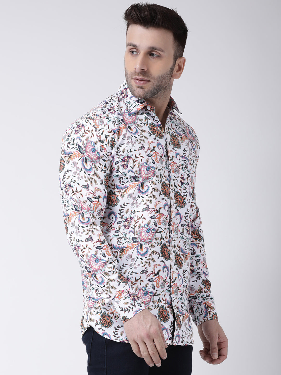 RIAG Multi color Men's Full Sleeves Printed Shirt