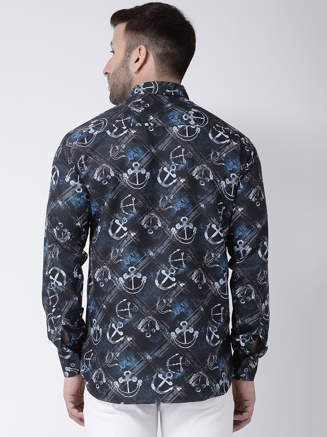 RIAG Multi color Men's Full Sleeves Printed Shirt