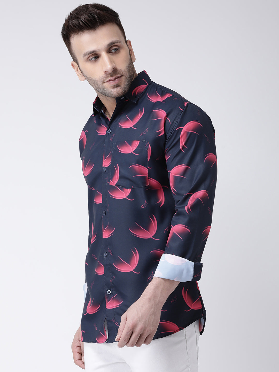 RIAG Multi color Men's Full Sleeves Printed Shirt