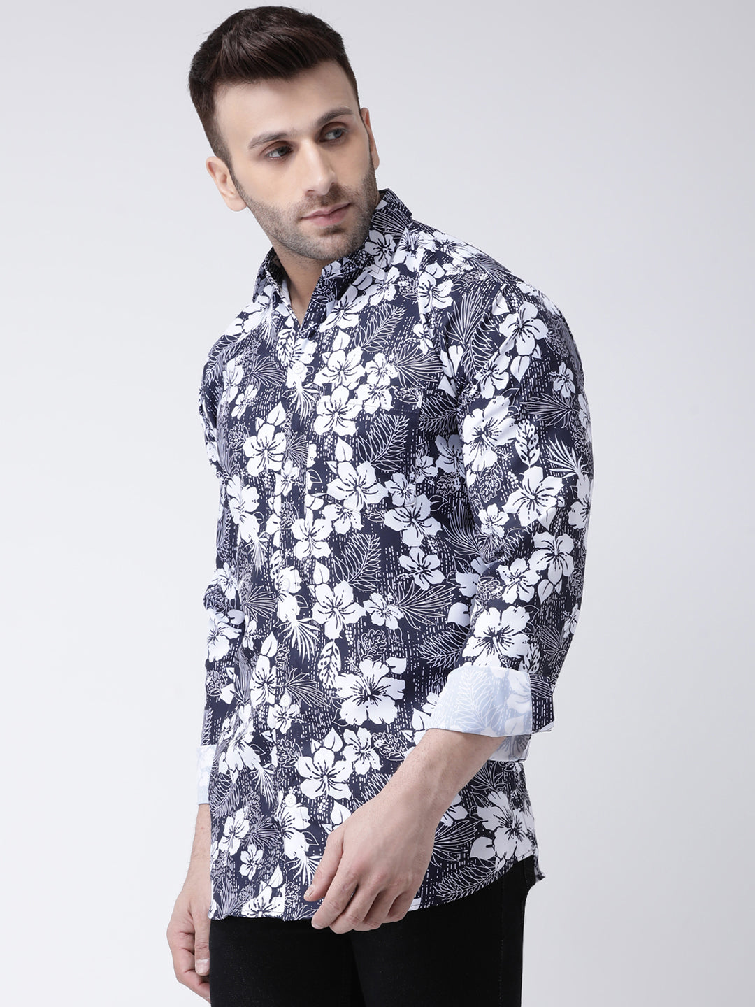 RIAG Multi color Men's Full Sleeves Printed Shirt