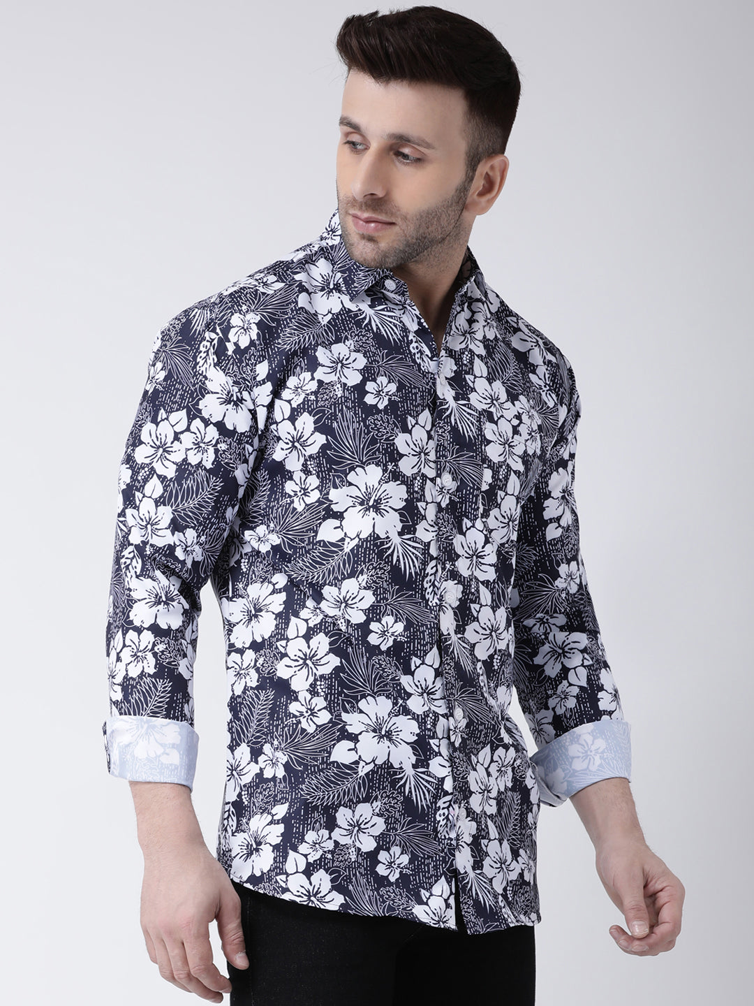 RIAG Multi color Men's Full Sleeves Printed Shirt