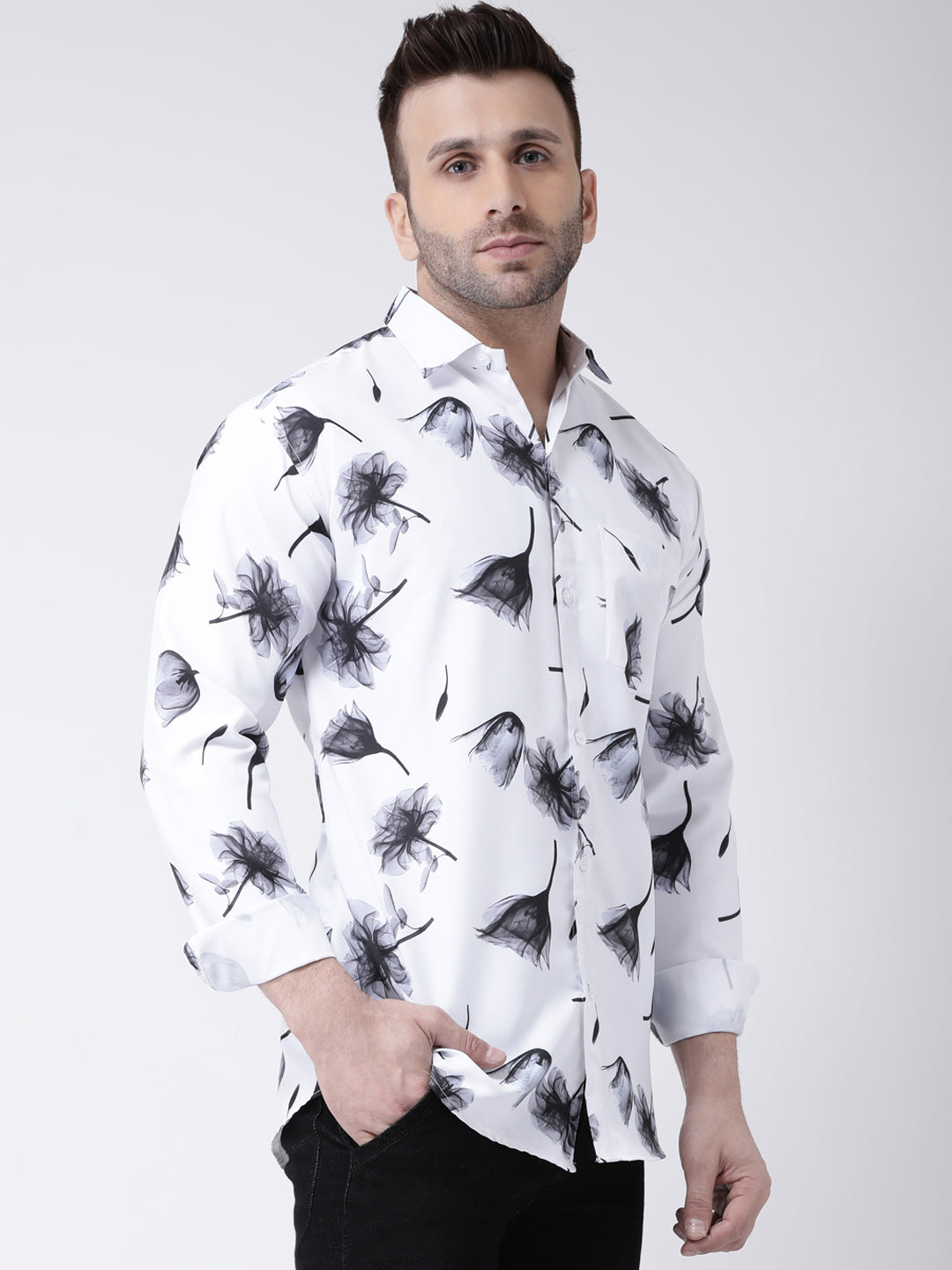 RIAG Multi color Men's Full Sleeves Printed Shirt