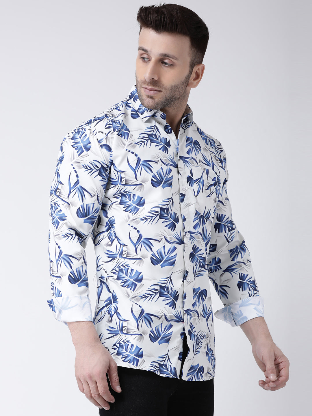 RIAG Multi color Men's Full Sleeves Printed Shirt
