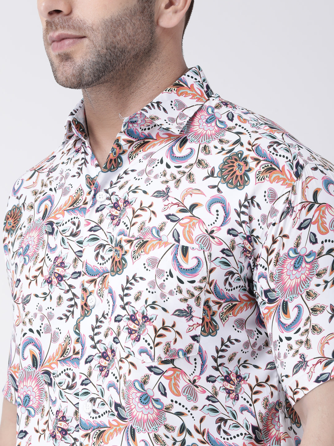RIAG Multi color Men's Half Sleeves Printed Shirt