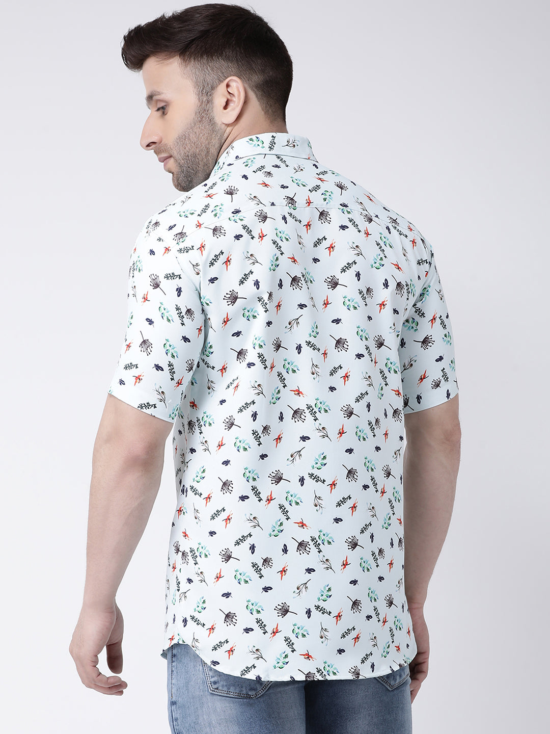 RIAG Multi color Men's Half Sleeves Printed Shirt