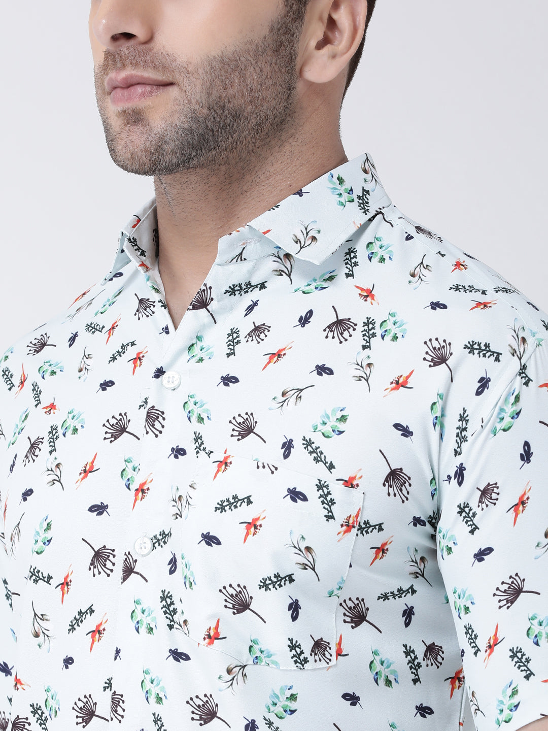 RIAG Multi color Men's Half Sleeves Printed Shirt