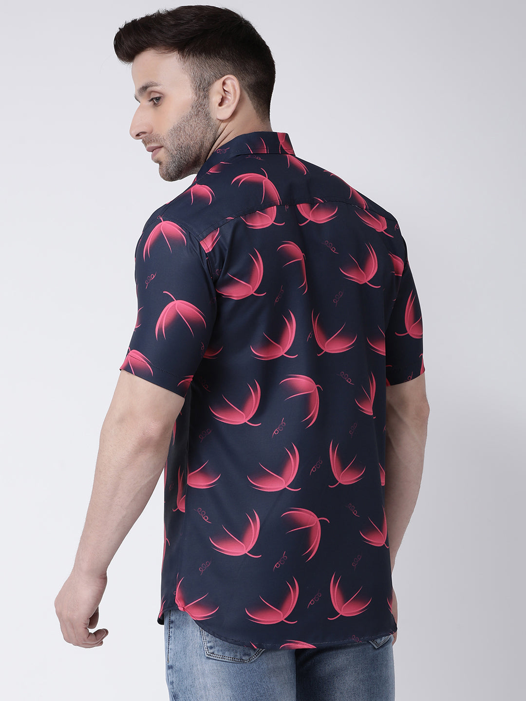 RIAG Multi color Men's Half Sleeves Printed Shirt