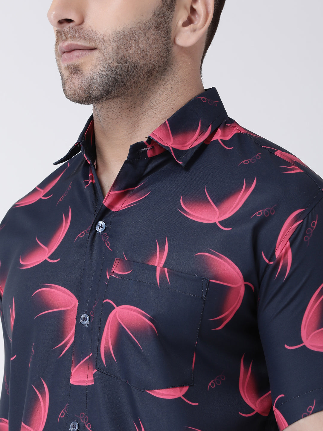 RIAG Multi color Men's Half Sleeves Printed Shirt