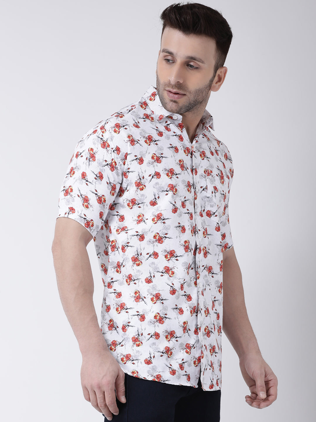 RIAG Multi color Men's Half Sleeves Printed Shirt