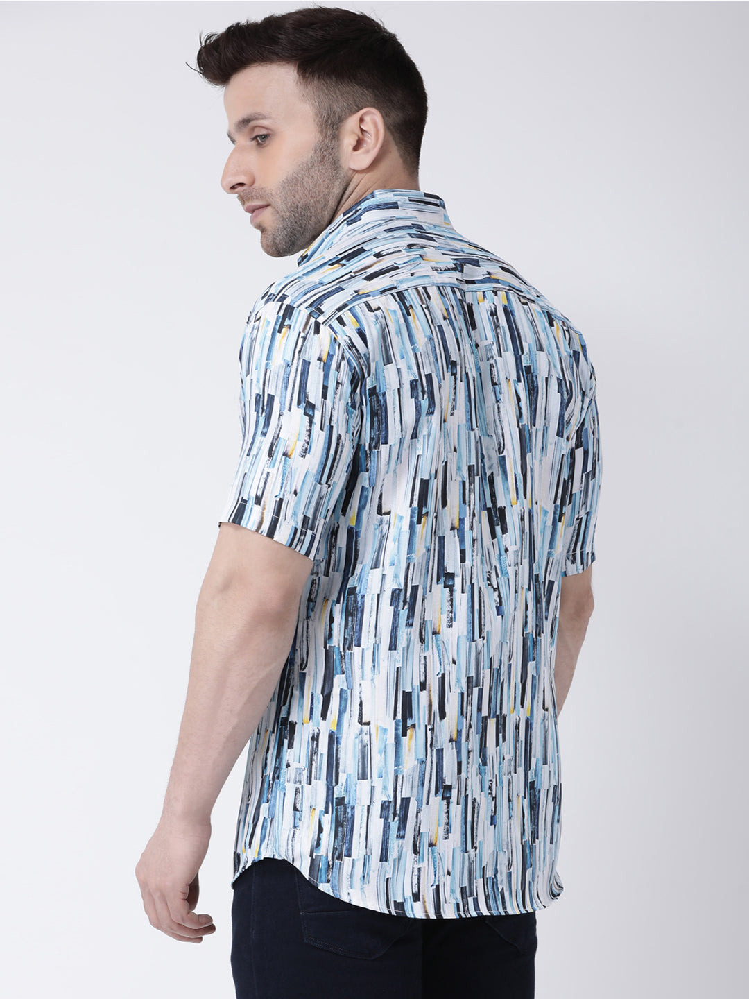 RIAG Multi color Men's Half Sleeves Printed Shirt