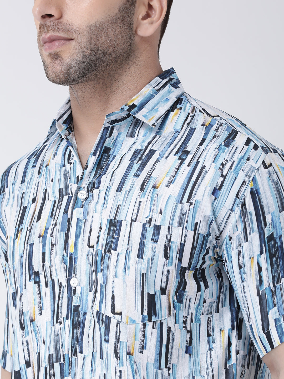 RIAG Multi color Men's Half Sleeves Printed Shirt