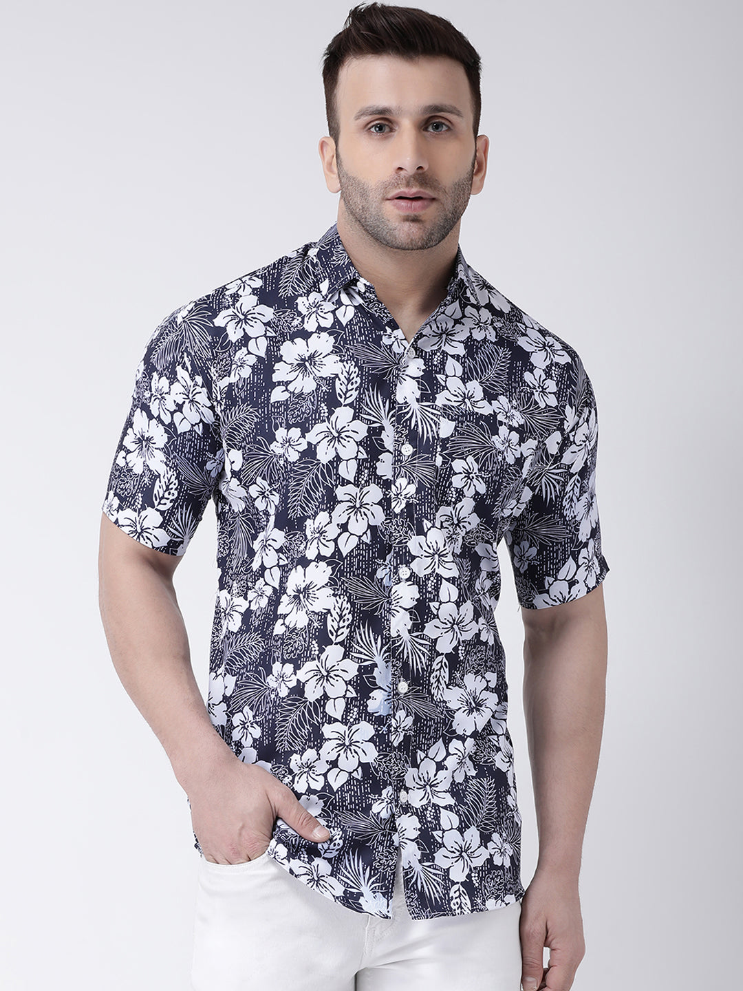 RIAG Multi color Men's Half Sleeves Printed Shirt