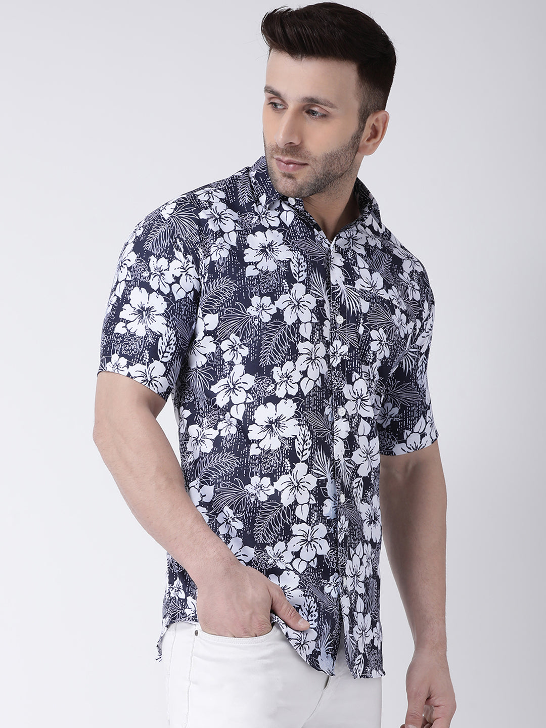 RIAG Multi color Men's Half Sleeves Printed Shirt