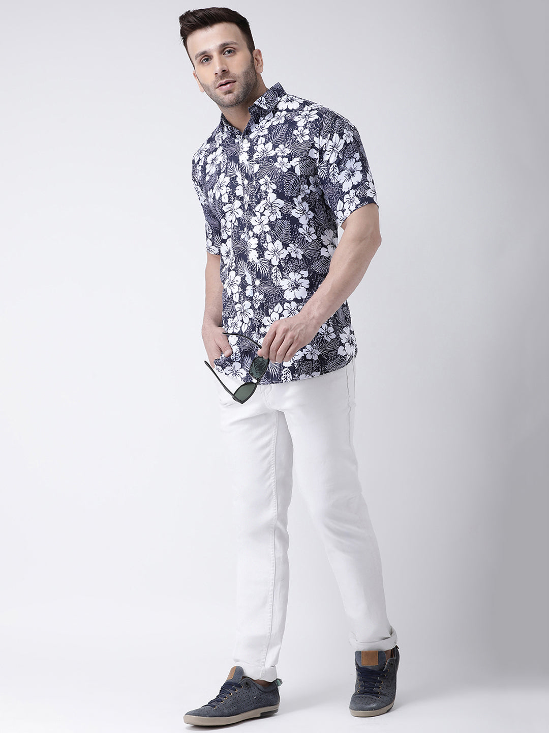 RIAG Multi color Men's Half Sleeves Printed Shirt