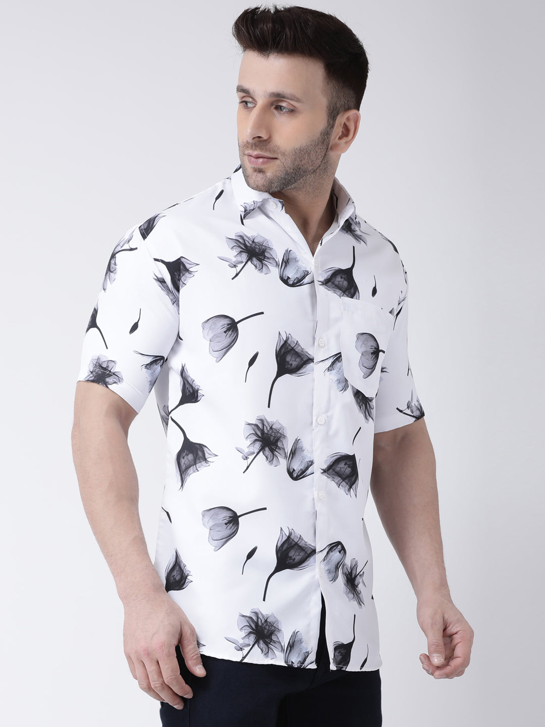 RIAG Multi color Men's Half Sleeves Printed Shirt
