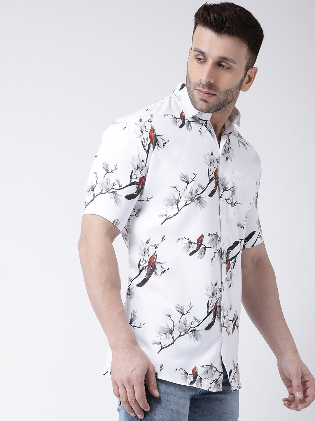 RIAG Multi color Men's Half Sleeves Printed Shirt
