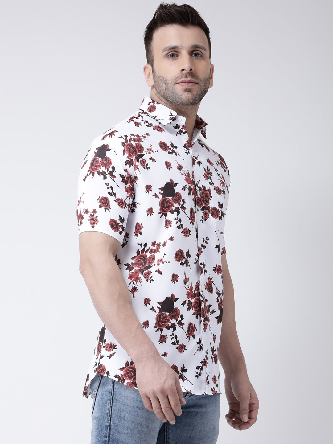 RIAG Multi color Men's Half Sleeves Printed Shirt
