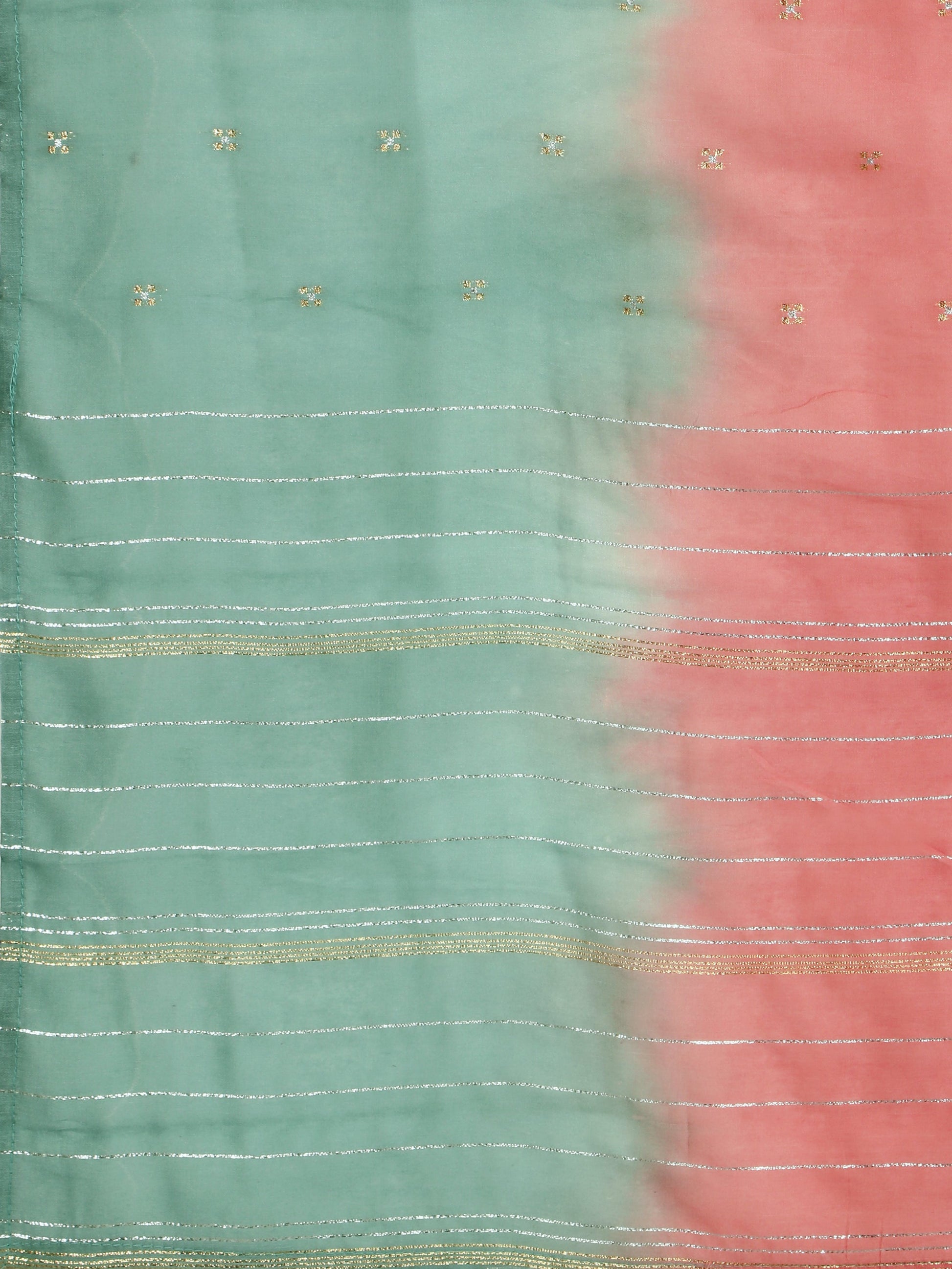 Embroidered Kurta With Pant & Dupatta Set, Multicolor - Hiral Fashion