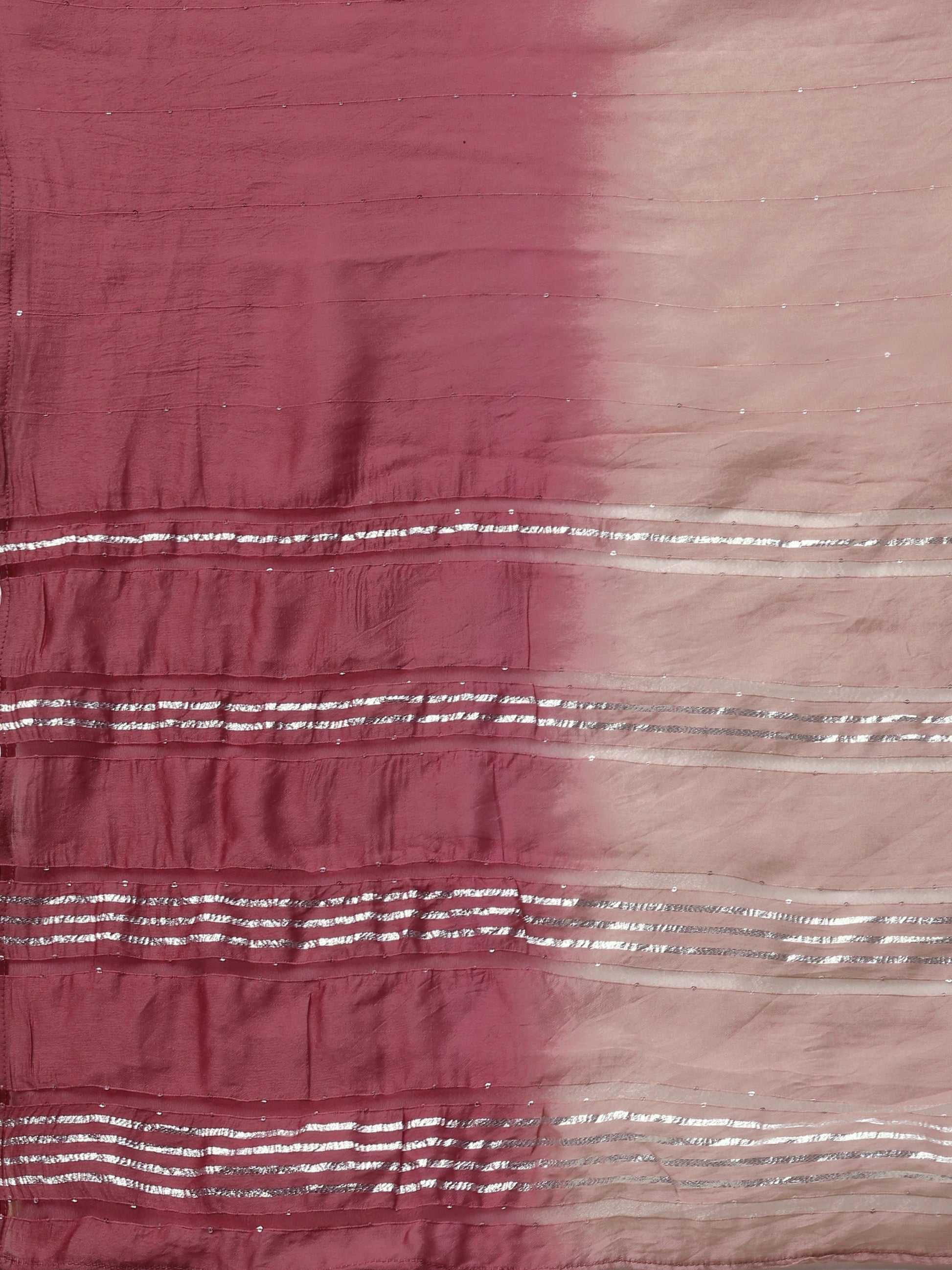 Hand Embroidered Pink Chanderi Kurta With Pant & Dupatta Set Premium, Multicolor - Hiral Fashion