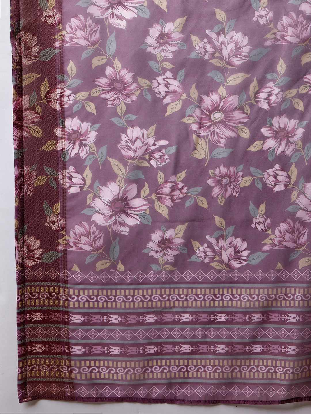 Embroidered Kurta With Pant And Dupatta Set, Multicolor - Hiral Fashion