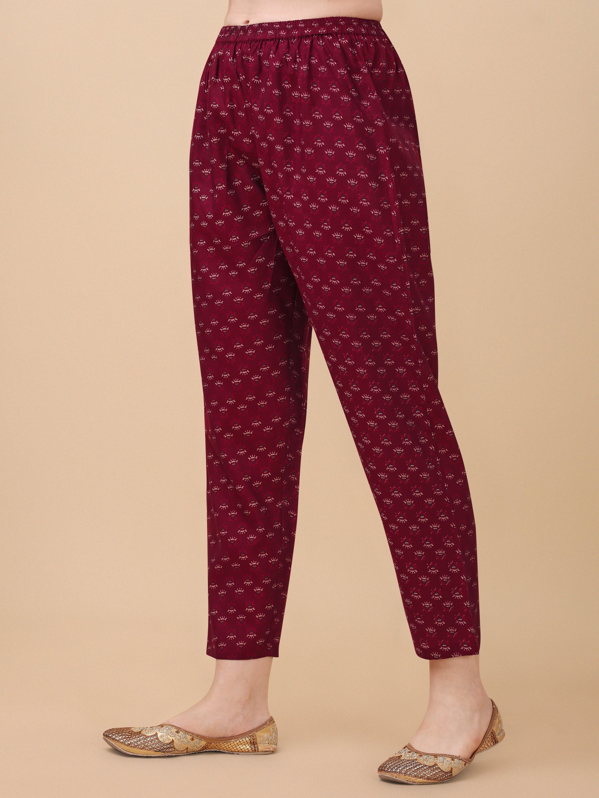 Leheriya Printed & Embroidered Kurta With Pant & Dupatta Set, Multicolor - Hiral Fashion