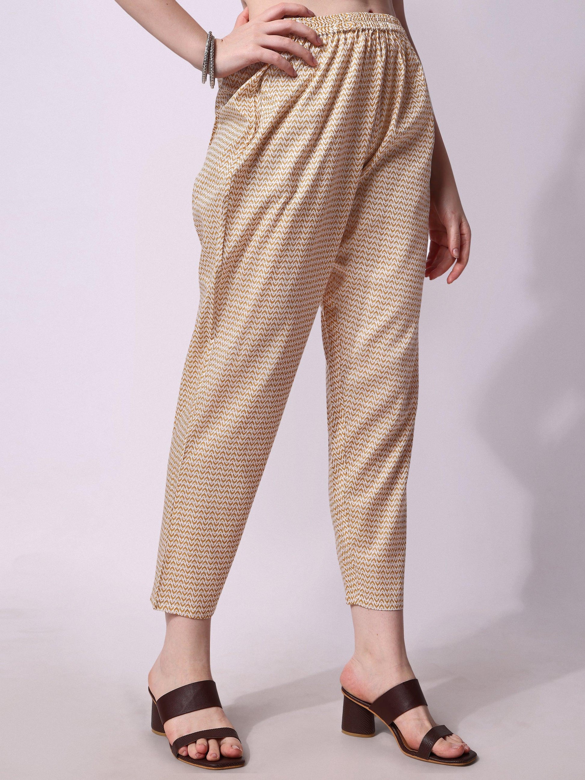 Printed Kurta With Pant & Printed Dupatta Set, Multicolor - Hiral Fashion
