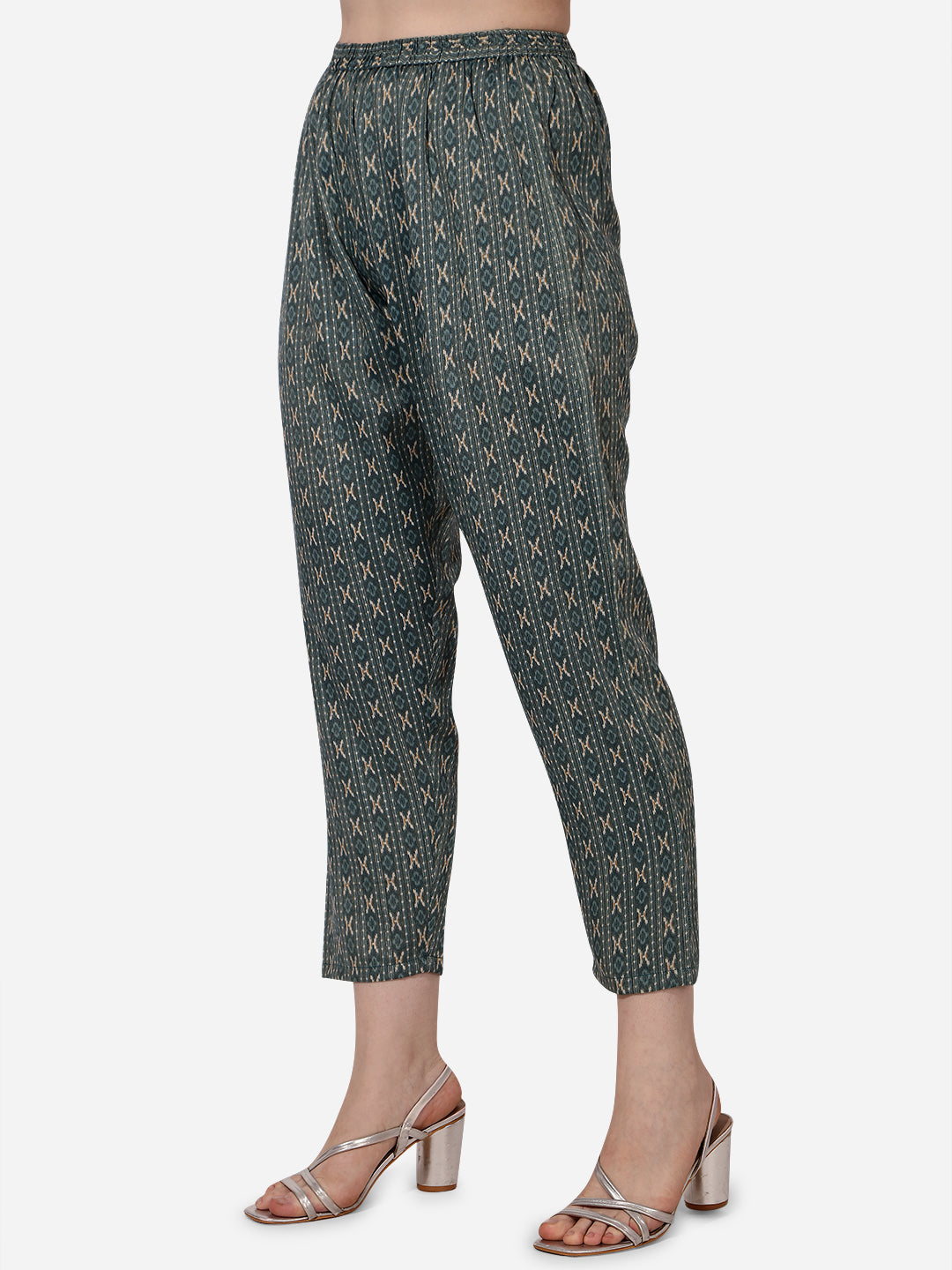 Floral Printed Kurta With Pant And Dupatta Set, Multicolor - Hiral Fashion