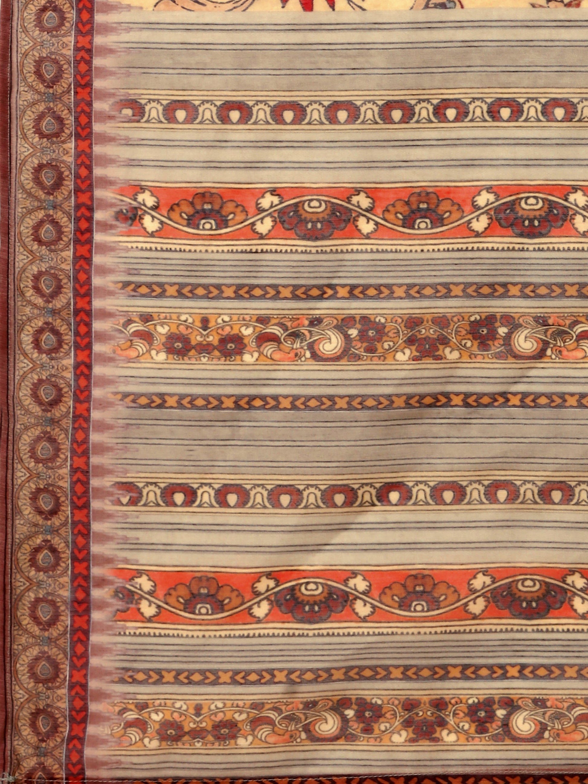 Embroidered And Printed Kurta With And Dupatta Set, Multicolor - Hiral Fashion