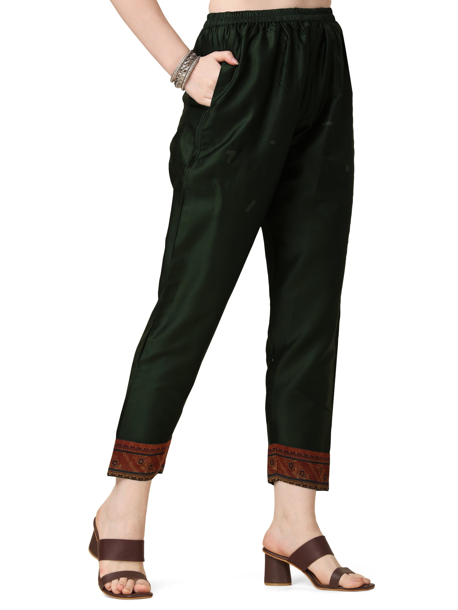 Hand Embroidered Kurta With Pant And Dupatta Set, Multicolor - Hiral Fashion