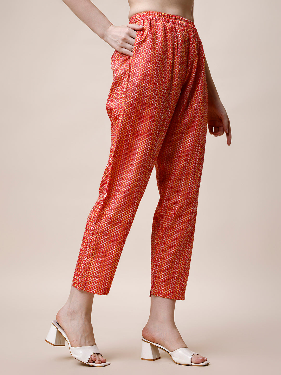 Cotton Printed Kurta With Pant And Dupatta Set, Multicolor - Hiral Fashion