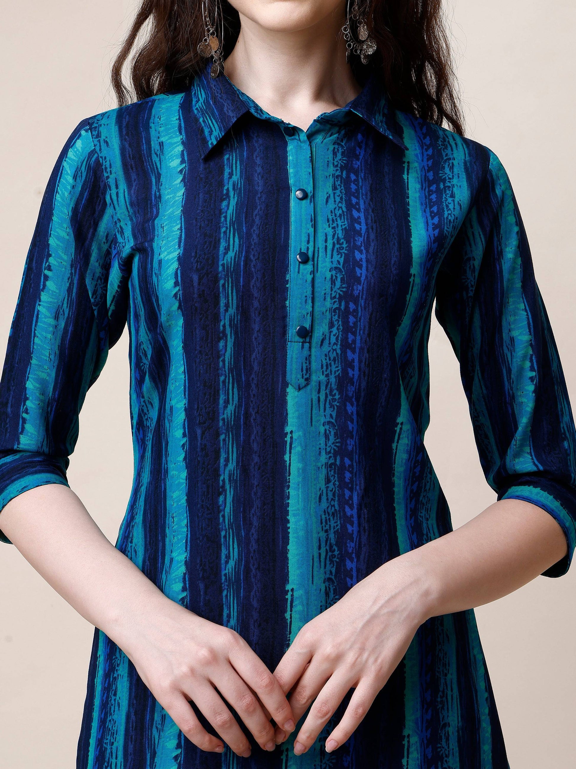 Kurta With Pant Set, Multicolor - Hiral Fashion
