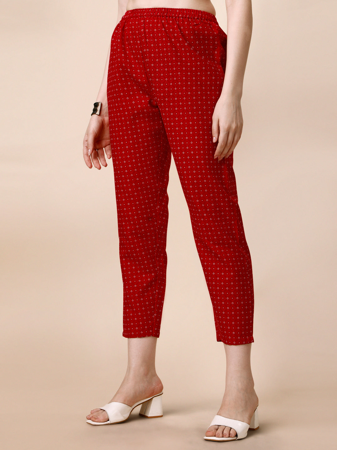 Cotton Printed Kurta With Pant & Dupatta Set, Multicolor - Hiral Fashion