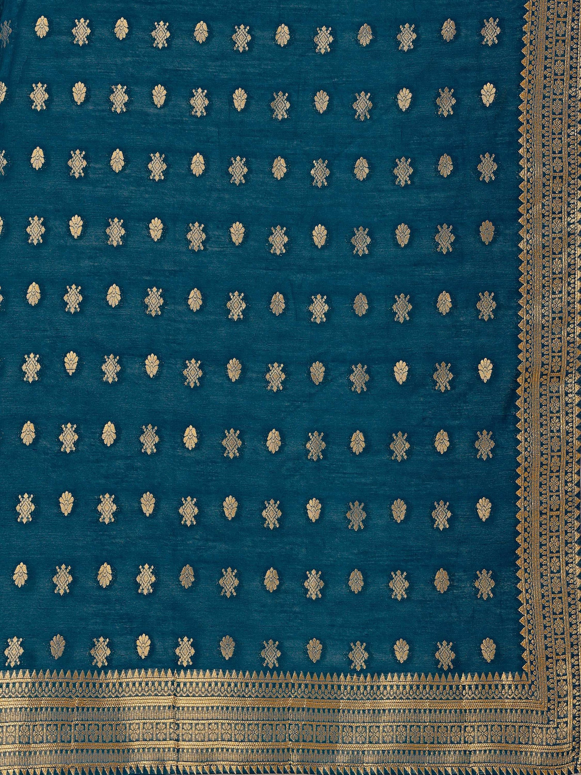 Pure Maslin Jacquard Kurta With Pant And Dupatta Set, Multicolor - Hiral Fashion