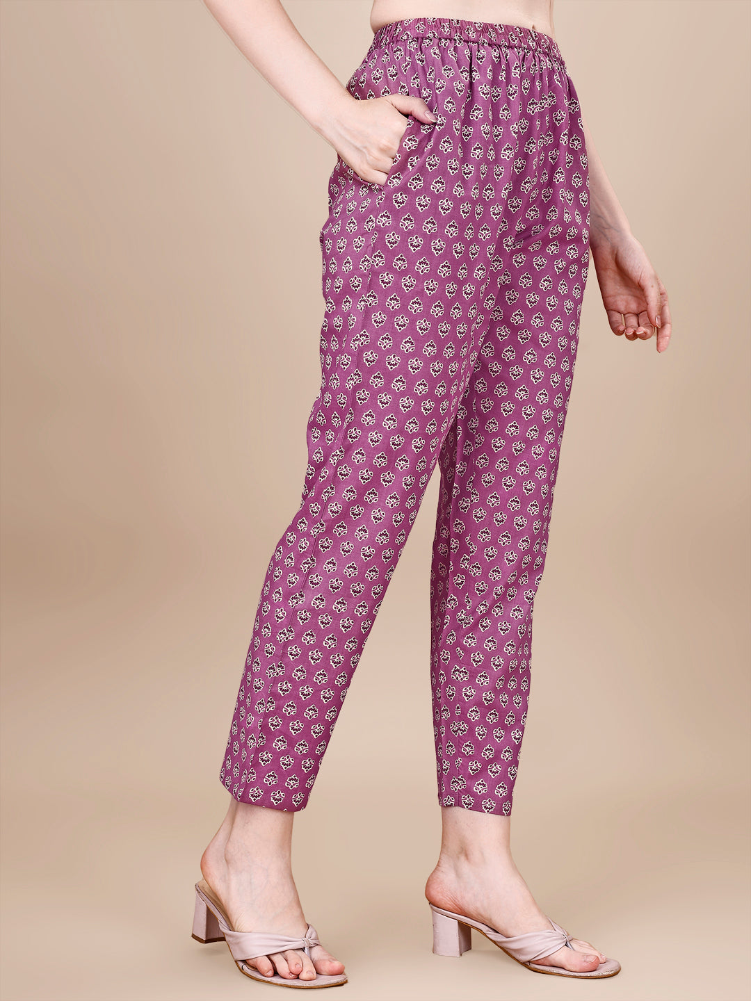 Printed & Embroidered Kurta With Pant & Dupatta Set, Multicolor - Hiral Fashion