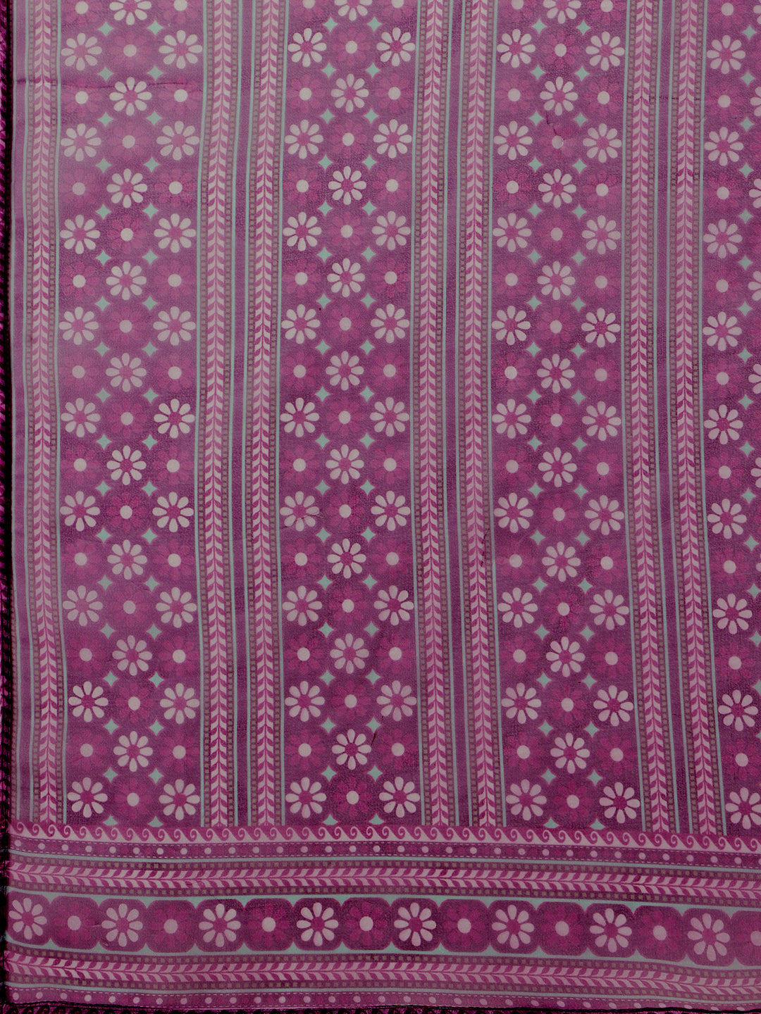 Embroidered Kurta With Pant And Printed Dupatta Set, Multicolor - Hiral Fashion