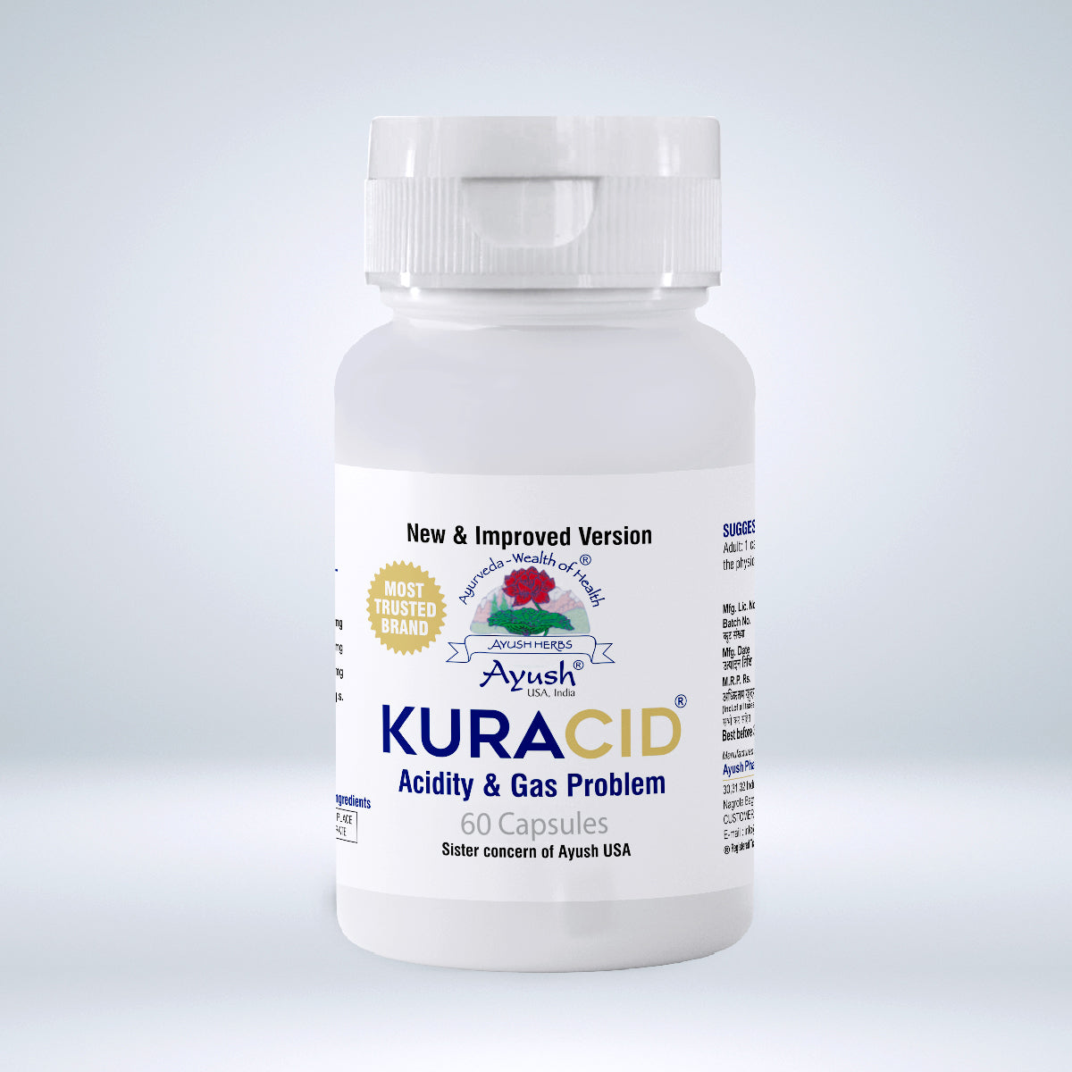 Kuracid Herbal Digestive Support Capsule 