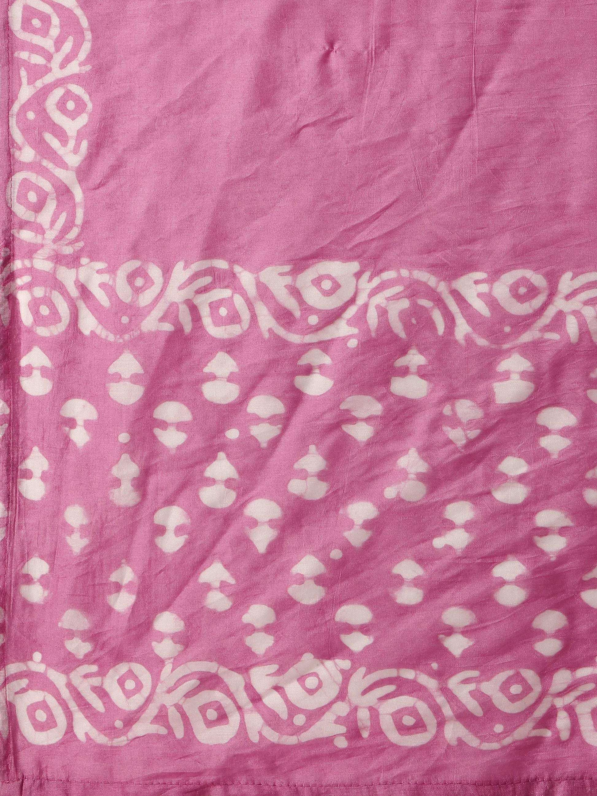 Embroidered & Printed Kurta With Pant And Dupatta Set, Multicolor - Hiral Fashion
