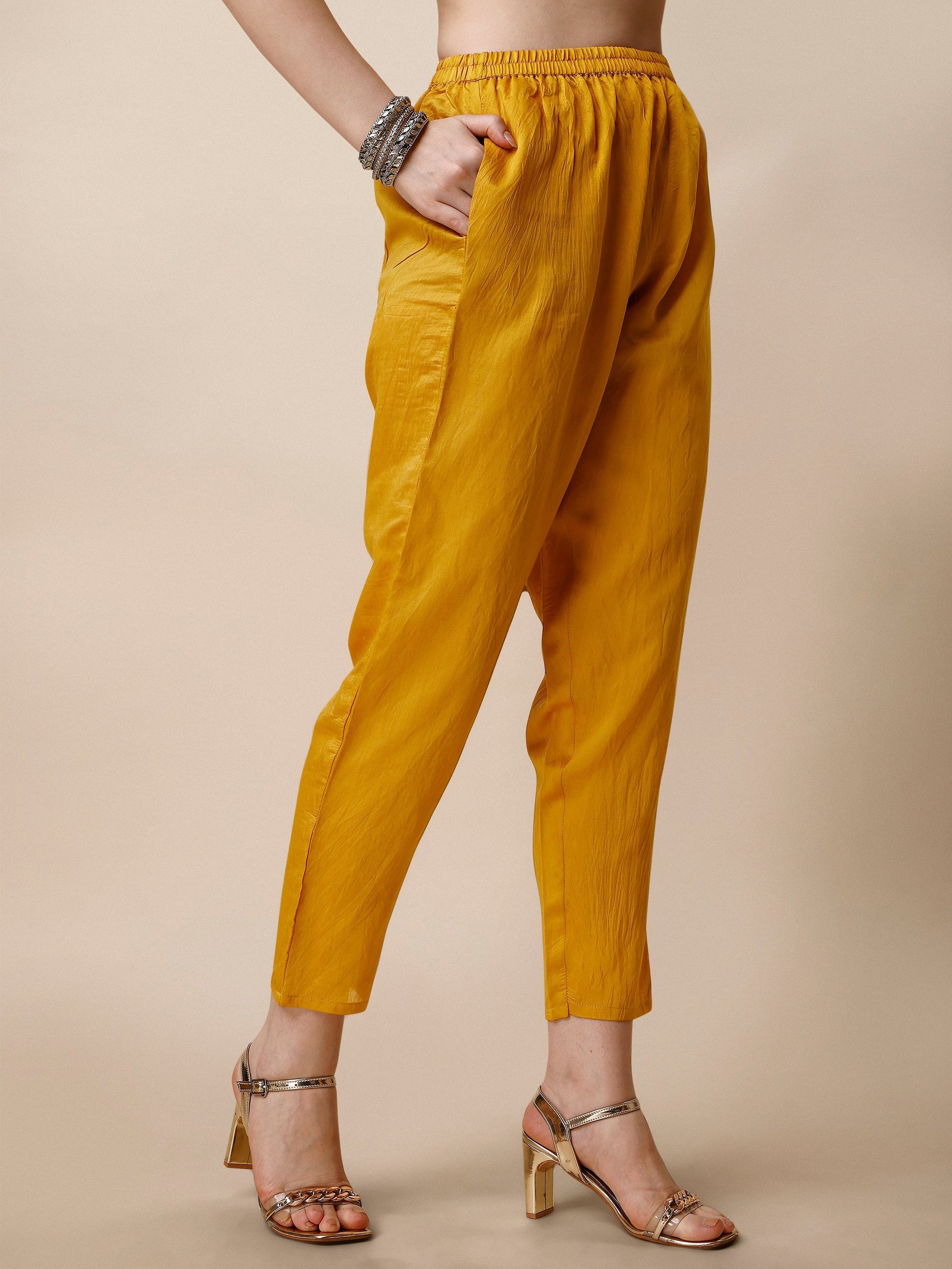 Printed & Embroidered Kurta With Pant & Dupatta Set, Multicolor - Hiral Fashion