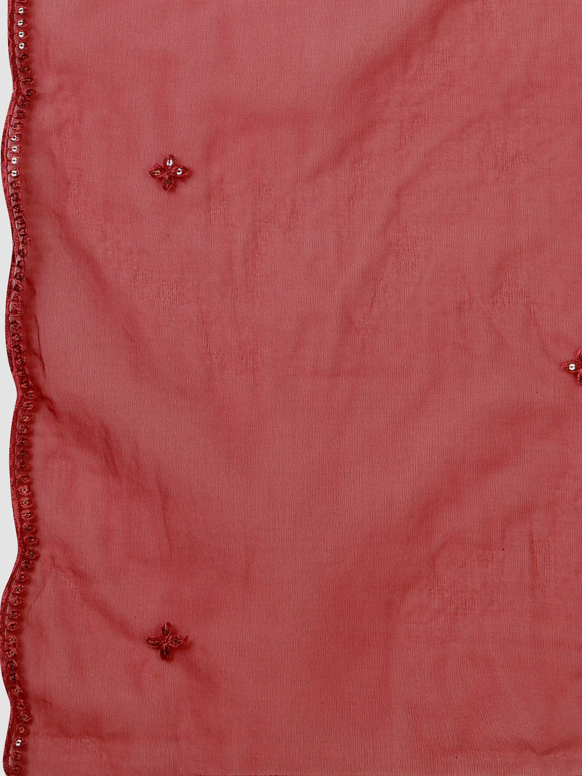 Embroidered Kurta With Pant And Dupatta Set, Multicolor - Hiral Fashion