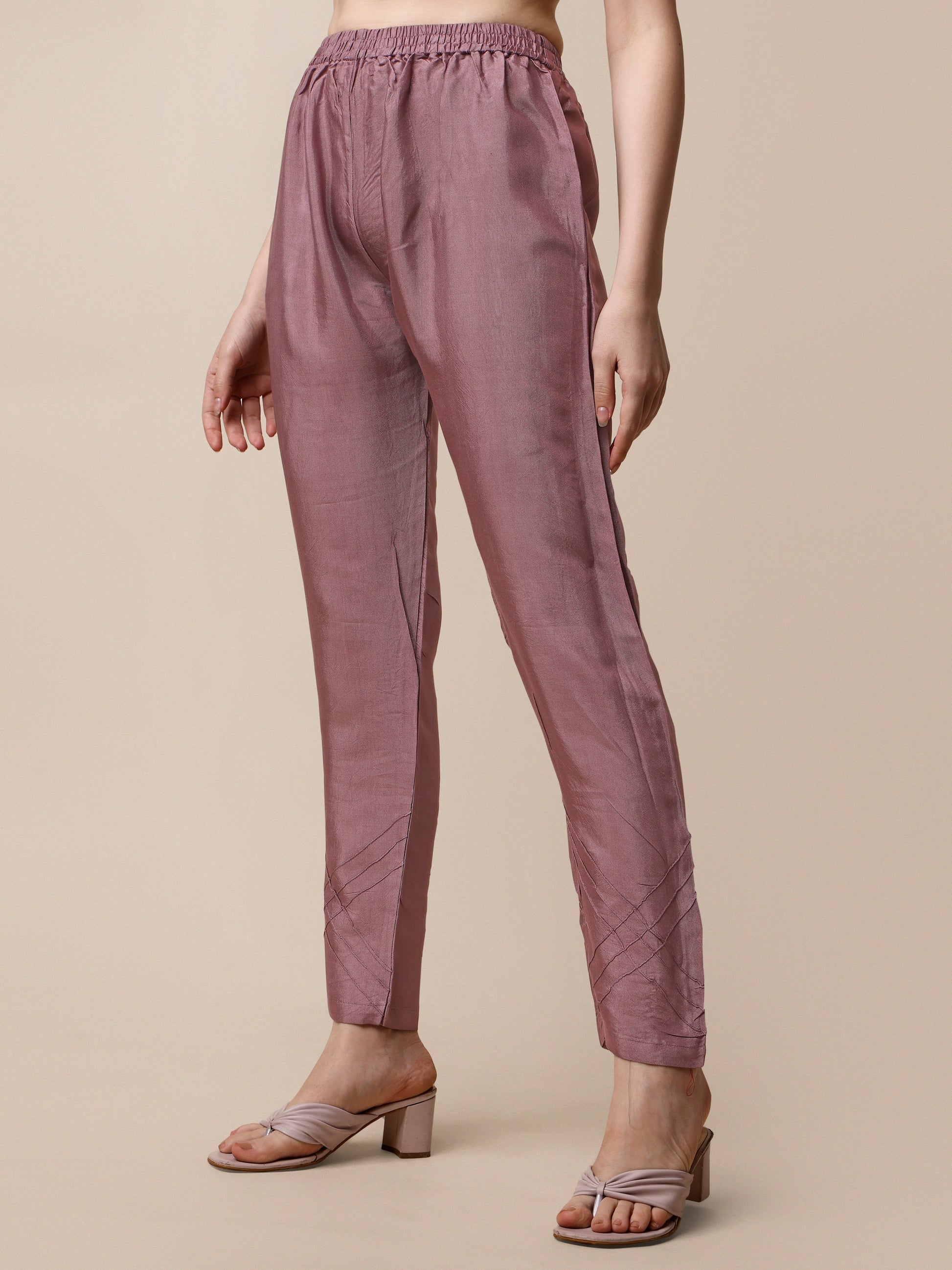 Hand Embroidered Kurta With Pant And Dupatta Set, Multicolor - Hiral Fashion