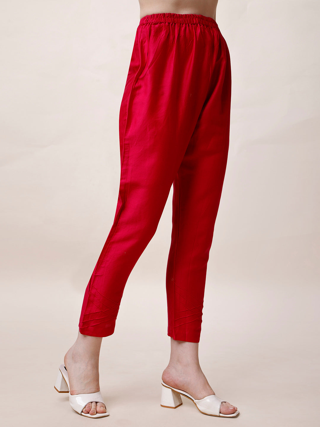 Embroidered And Leheriya Printed Kurta With Pant And Dupatta Set, Multicolor - Hiral Fashion