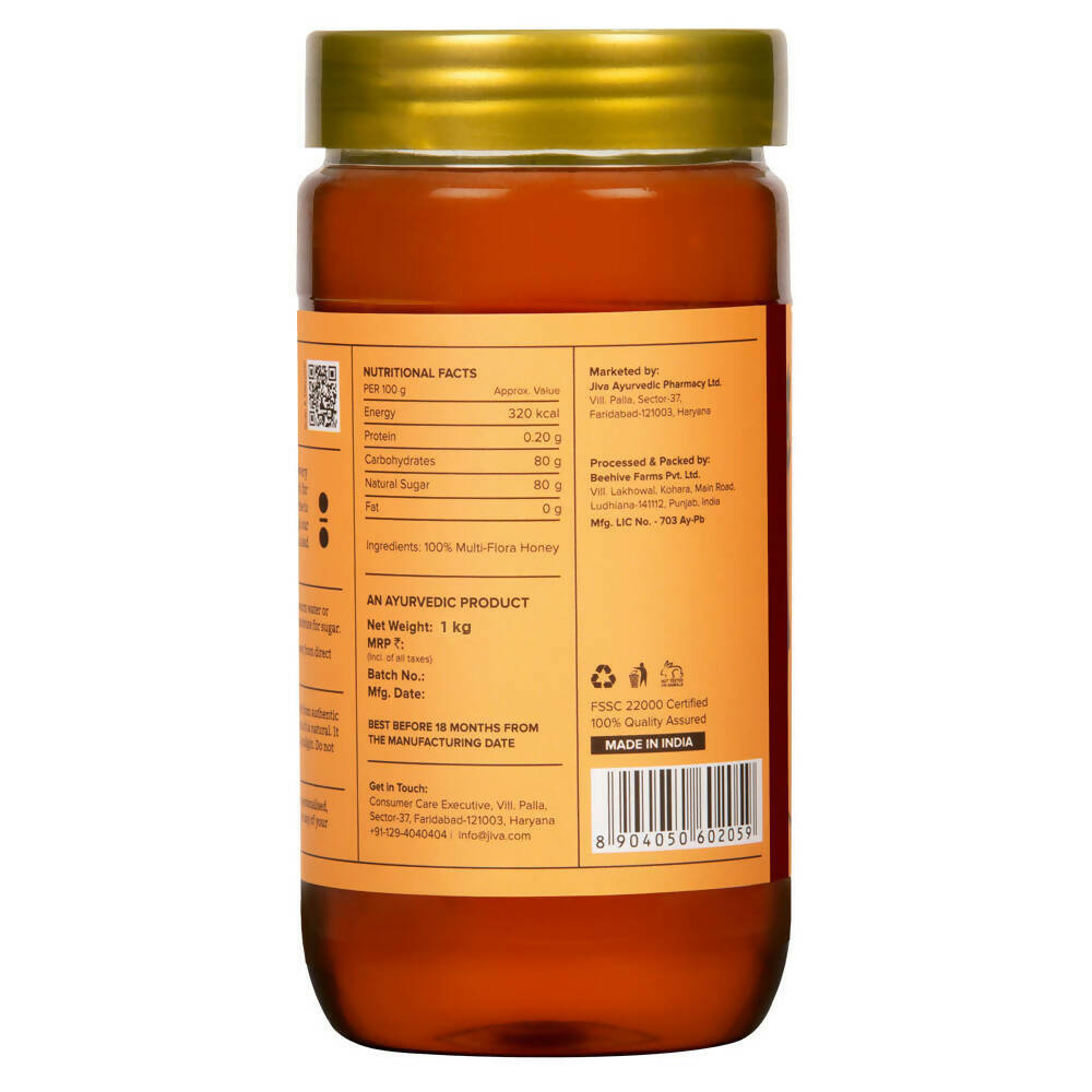 Jiva Ayurveda Honey | Pure Natural Honey for Immunity, Digestion & Ayurvedic Wellness 