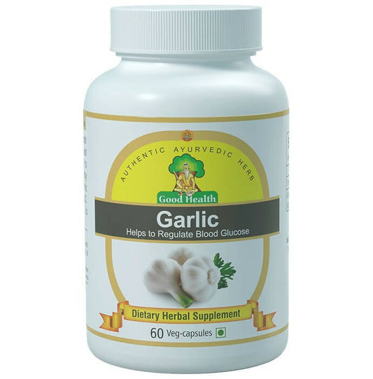 Sushrut Ayurved Good Health Garlic Veg Capsules - Grab2buy