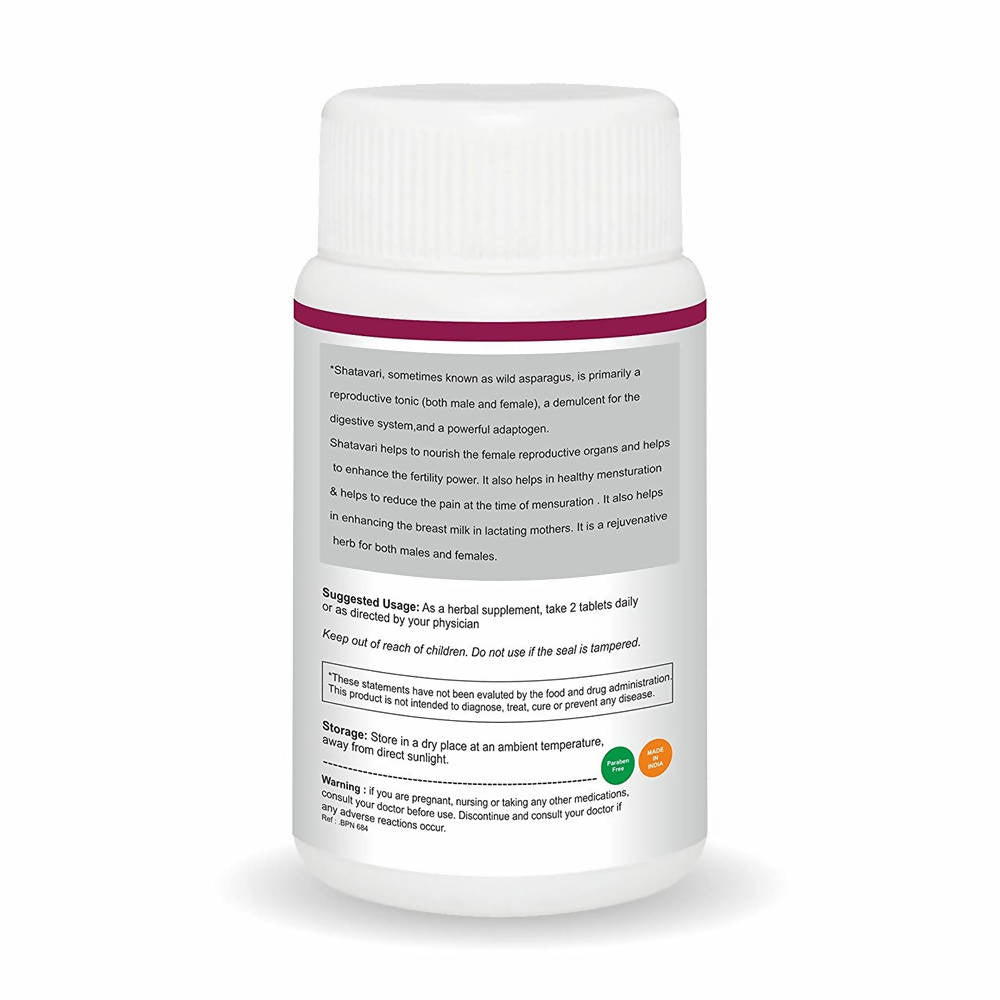 Jain Shatavari (Asparagus racemosus) Tablets 