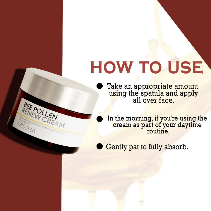 Missha Bee Pollen Renew Cream  Grab2Buy Missha Grab2Buy