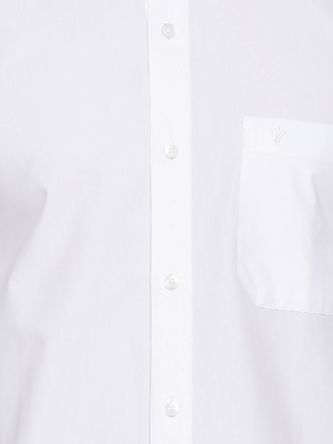 Ramraj Cotton Mens Full Sleeve Formal 100 % Cotton White Shirt 