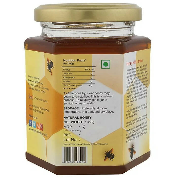 Nutriwish 100% Pure Organic Honey Lemon 