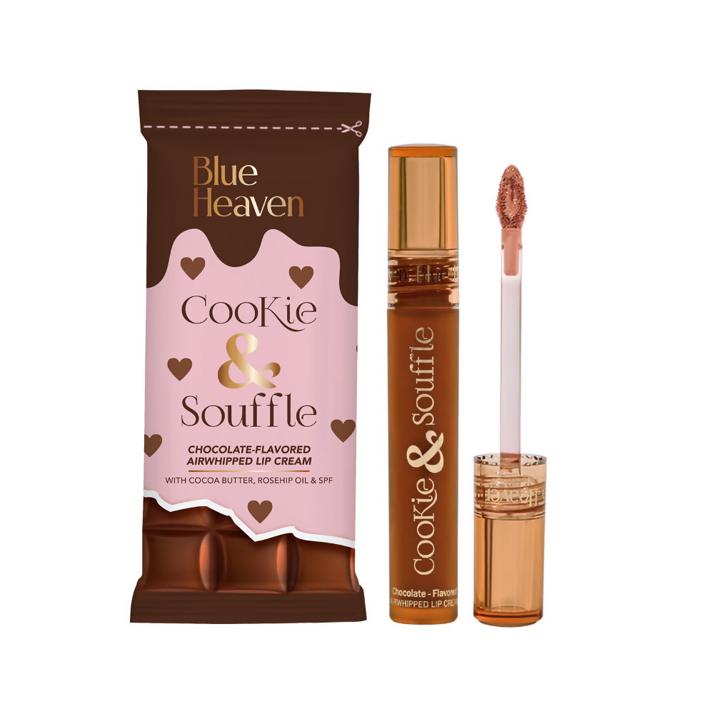 Blue Heaven Cookie & Souffle Liquid Matte Lipstick - Hazelnut Hottie