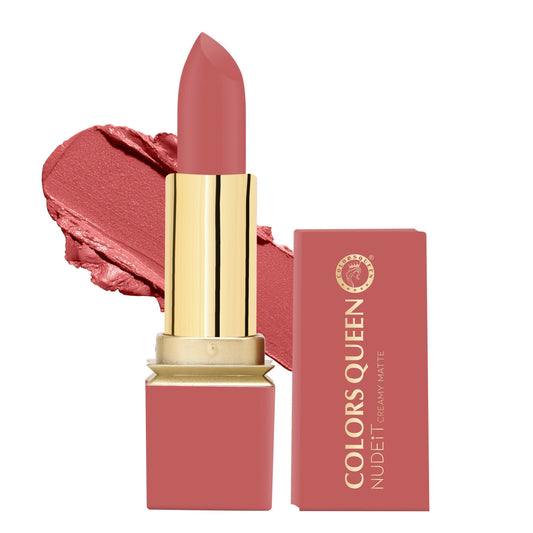 Colors Queen Nude It Creamy Matte Lipstick - Pink Blossom 