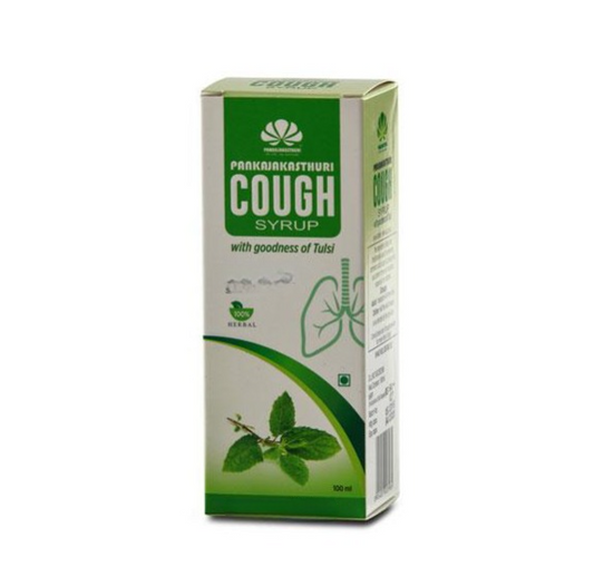 Pankajakasthuri Cough Syrup with Tulsi 